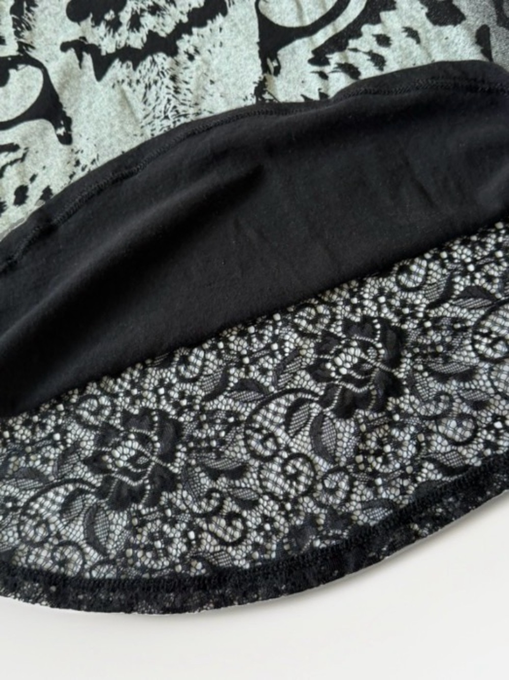 Express Leopard Graphic Tank Top Sequins Lace Racerback Y2K Indie Sleaze XS - Picture 8 of 12
